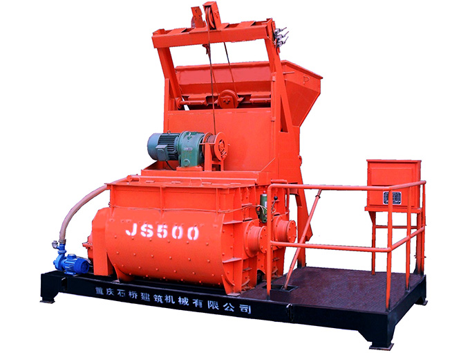云南JS500型雙臥軸強制式攪拌機